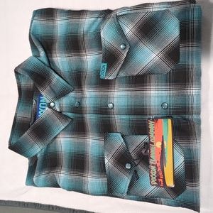 Dixxon Pensacola Flannel size XL, Snap buttons